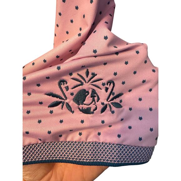 Greyson Golf Polo Men XL Icon Mauve Mist Polo Performance Stretch Wolf Logo - Picture 9 of 9